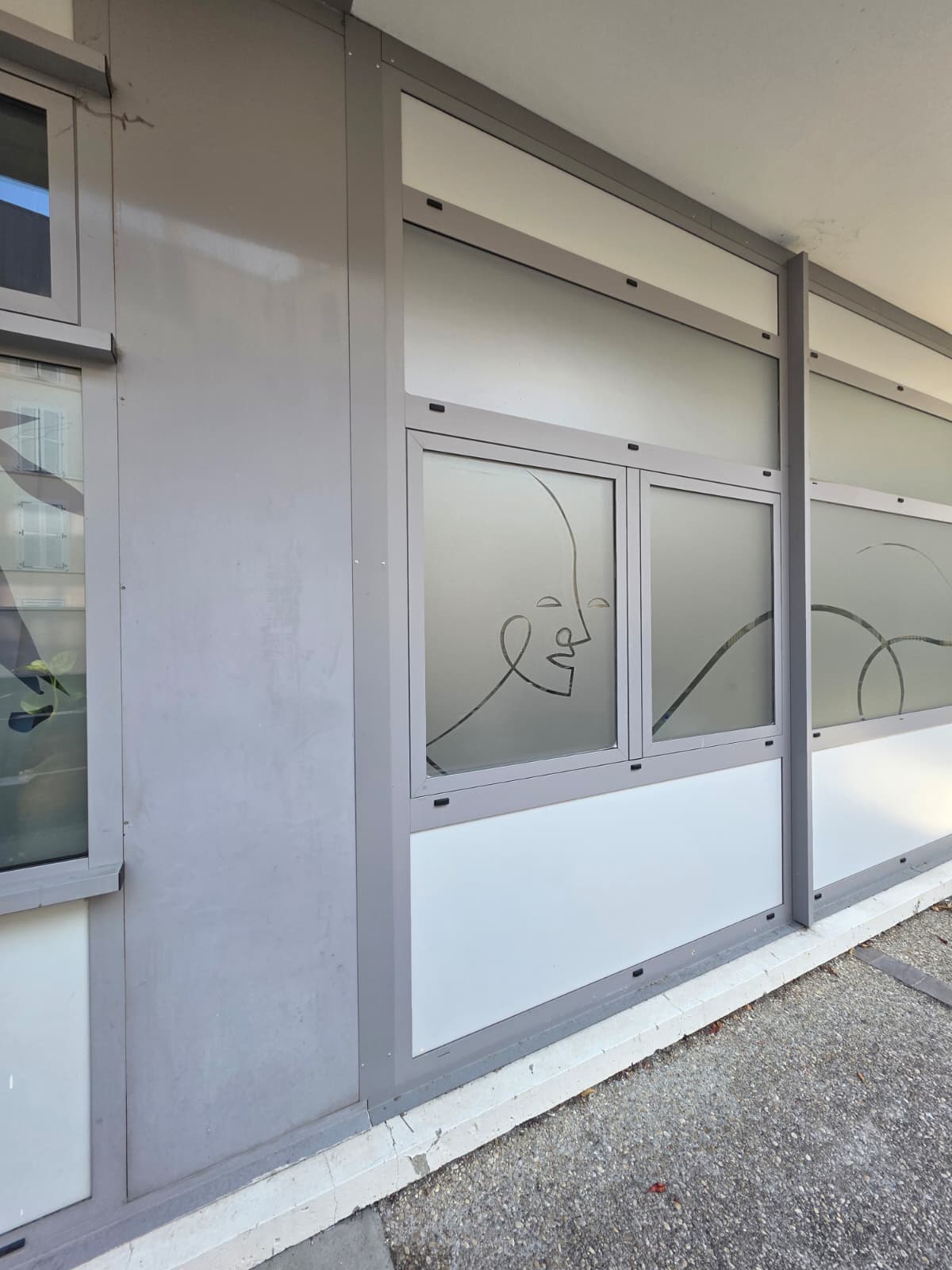 Façade latérale après intervention